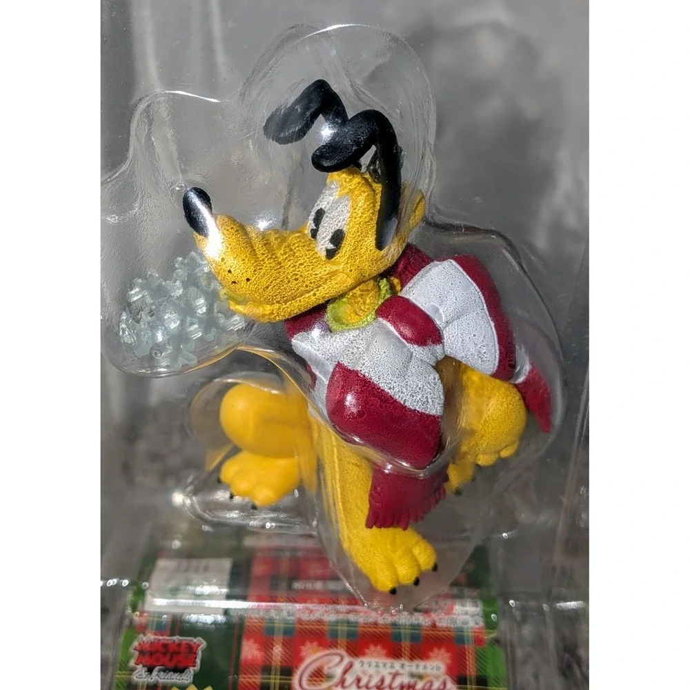 Disney Christmas Ornament 2014 Pluto Japan Festive‎ Scarf Holiday Collection New